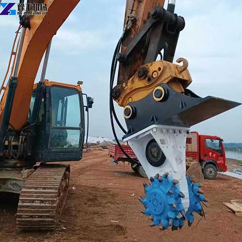 YG rotary drum cutter working site