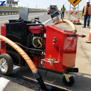 crack filling equipment working site