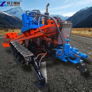 horizontal directional drilling equipment working site