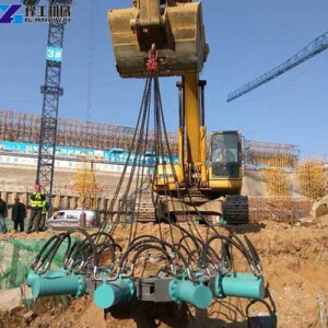 hydraulic pile breaker application