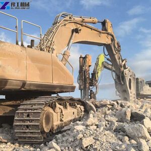hydraulic rock drill and splitter application