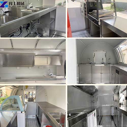 YG coffee trailer interior