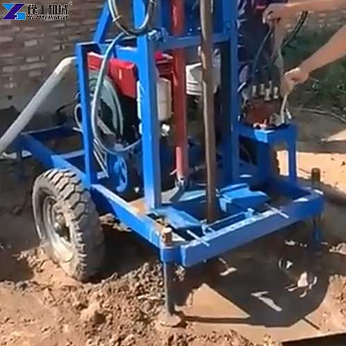 YG small water well drilling rig working site