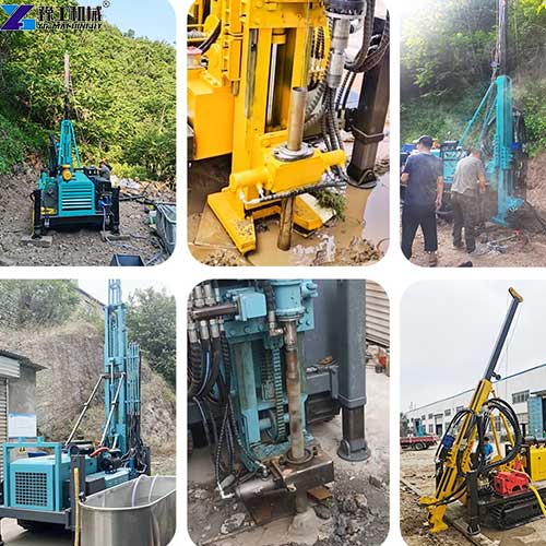 crawler full hydraulic core drilling rig usages
