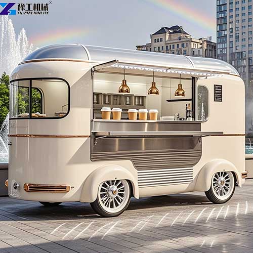 custom coffee trailer application