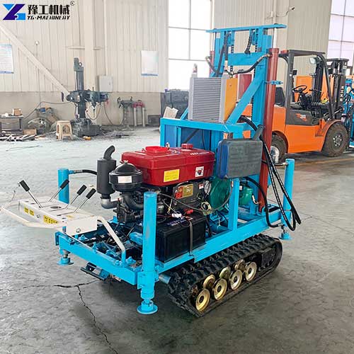 customer visit small water well drilling rig