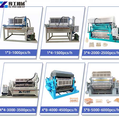 egg carton making machine types