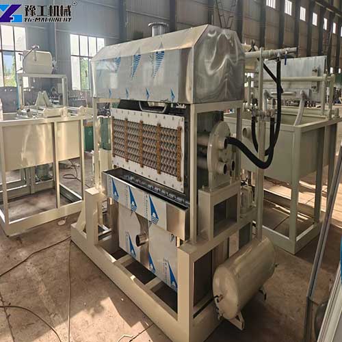 egg crate making machine factory display