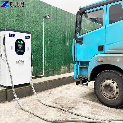 electric vehicle charging pile working site