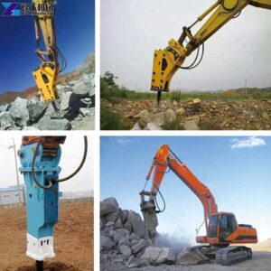 excavator rock hammer applications