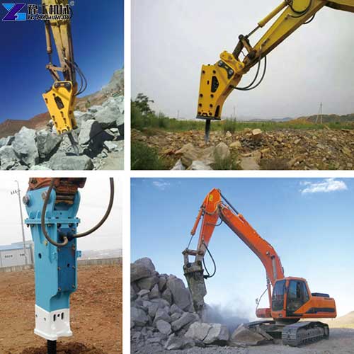 excavator rock hammer applications