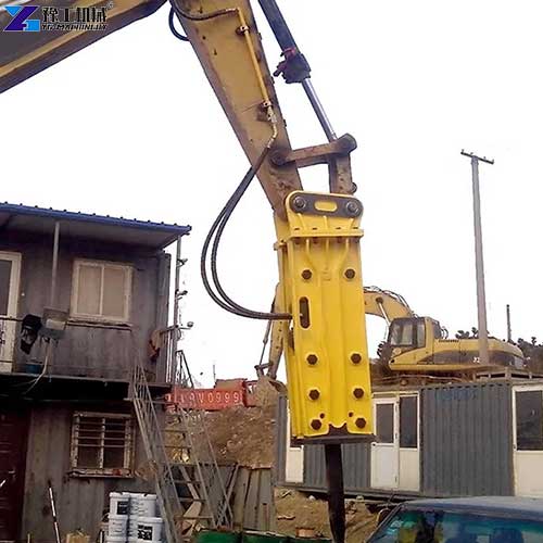 excavator rock hammer usages