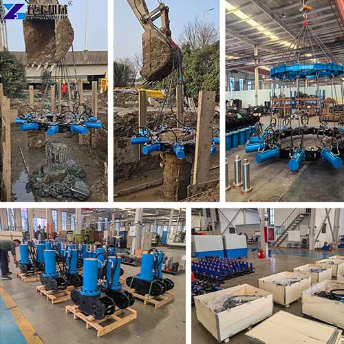 pile crusher factory display