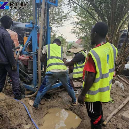 small well drilling machine use in Colombia