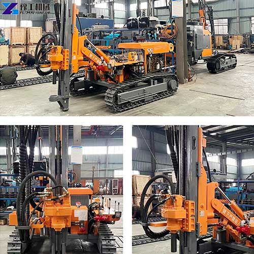 YG crawler dth drilling machine workshop display
