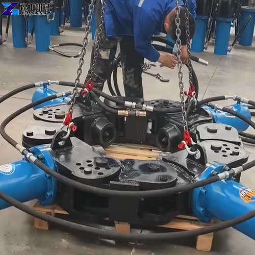 YG factory square pile breaker test