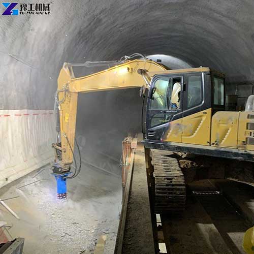 axial drum cutter for tunnel
