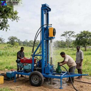 customer feedback 200m small rural water well rig