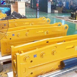 customer visit YG excavator breaker hammer workshop