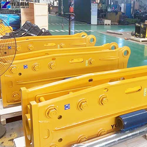 customer visit YG excavator breaker hammer workshop