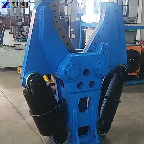 customize blue double cylinder hydraulic shears