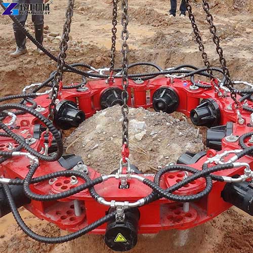 customize red pile breaker machine working