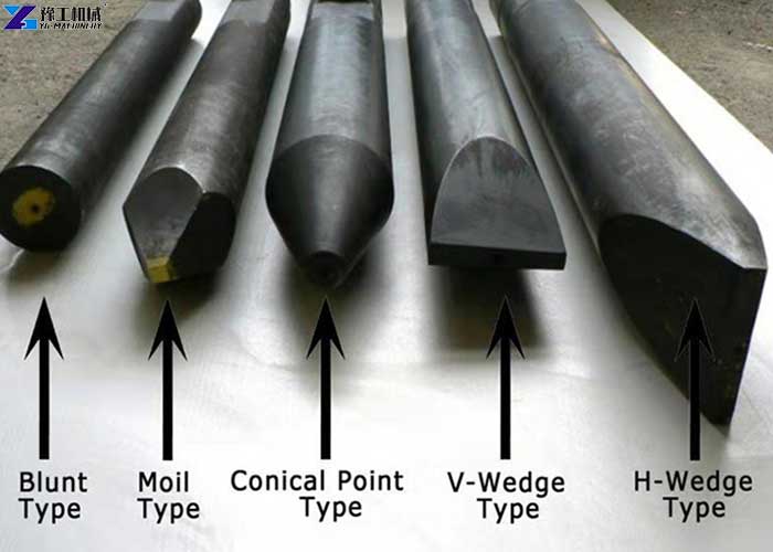 excavator breaker hammer chisel types
