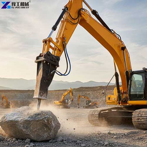 excavator breakers for rock hard site
