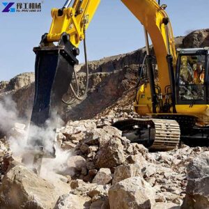 excavator breakers for rock working