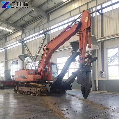 excavator car dismantling shear application