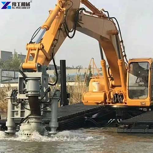 excavator dredge attachment application