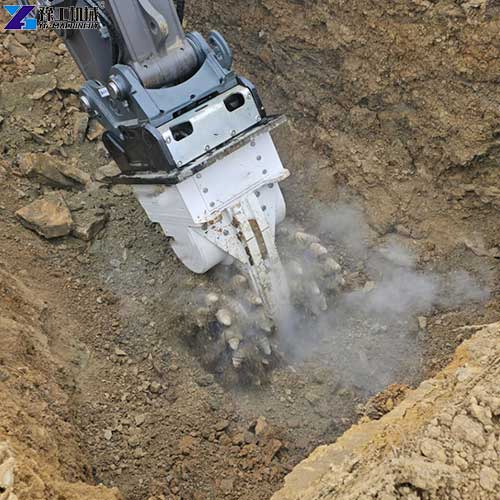 excavator drum cutter application