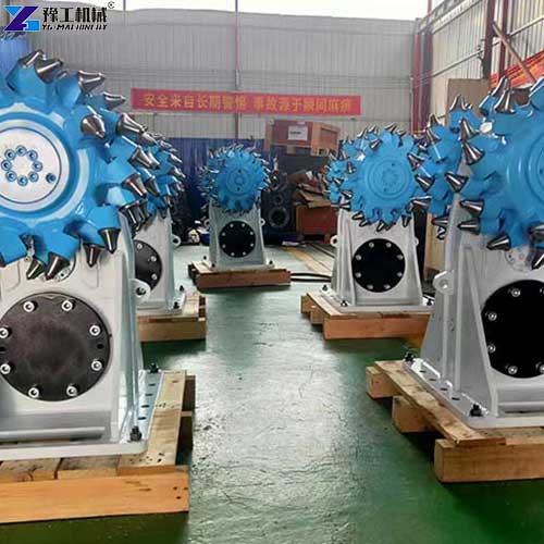 excavator drum cutter workshop