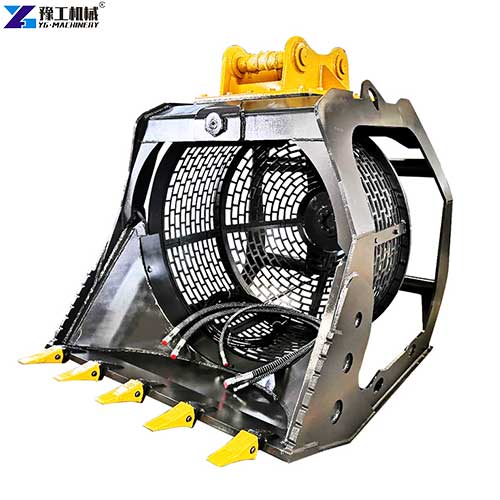 excavator screening bucket