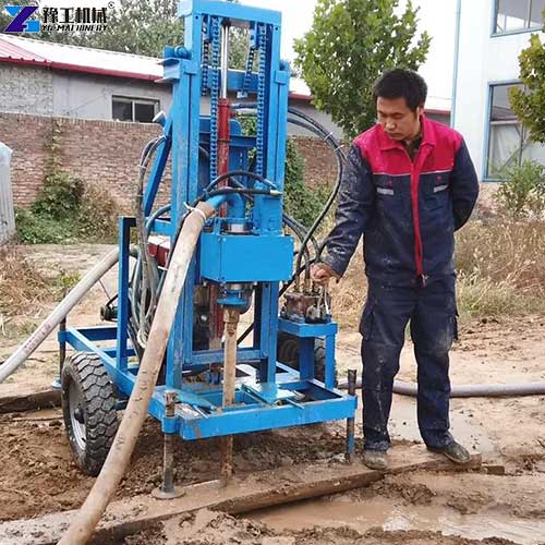 factory test 200m small water well drilling machine