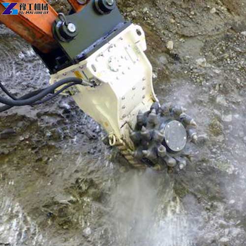 milling head attachment for rock hard