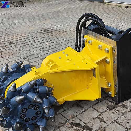 milling head for excavator display
