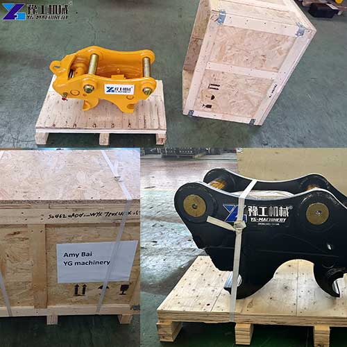 package of excavator excavator quick coupler