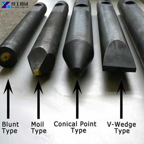 types of excavator breaker hammer chisel heads